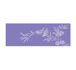 Yoga & Pilates Mat (Color: Lavender, size: 1/4"H X 24"W X 68"L)