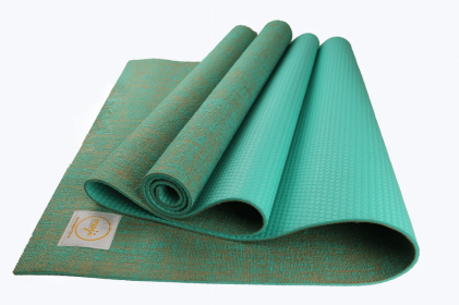 Jute Premium Eco Yoga Mat (Color: Turquoise, size: 24inx68in)
