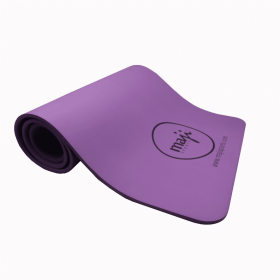 NBR Premium Eco Exercise Mat (Color: Purple, size: 24inx72inx10 mm)