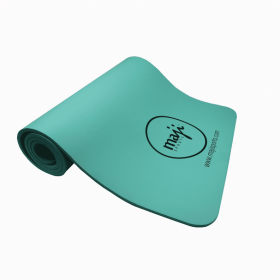 NBR Premium Eco Exercise Mat (Color: Turquoise, size: 24inx72inx10 mm)