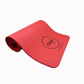 NBR Premium Eco Exercise Mat (Color: Red, size: 24inx72inx10 mm)