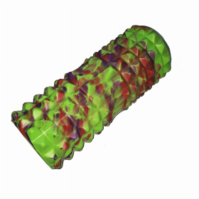 Lactic Release Foam Roller (Color: Green Tie-Dye)