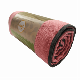 NoSkid Sandwash Yoga Towel (Color: Pink)