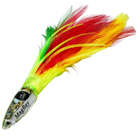 Tuna Feather (Color: Mexico Flag, size: 6in)