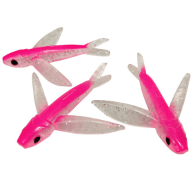 Mini Flying Fish 3 pack (Color: Pink)