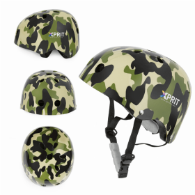 XPRIT Kids/Adults Protection Helmet For Scooter, Hoverboard, Skateboard and Bicycle (Color: Camouflage, size: small)