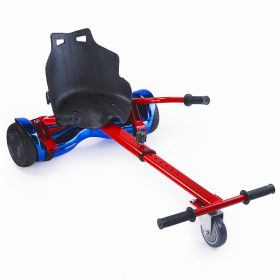 XPRIT Hover Kart - Hoverboard Adjustable Seat Attachment (Color: Red)