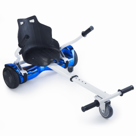 XPRIT Hover Kart - Hoverboard Adjustable Seat Attachment (Color: White)