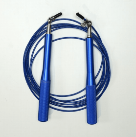 Adjustable Speed Cable Weighted Jump Rope (Color: Black)