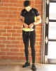 Rhythm Water-Resistant Sport Waist Pack Running Belt with Reflective Strip
