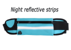 Velocity Water-Resistant Sports Running Belt and Fanny Pack for Outdoor Sports