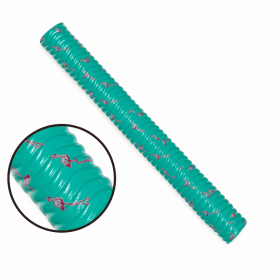 Deluxe Pattern Pool Noodle (Color: Teal Flamingo)