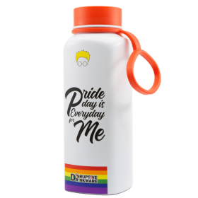 Pride (Color: Red/White, size: 34oz)
